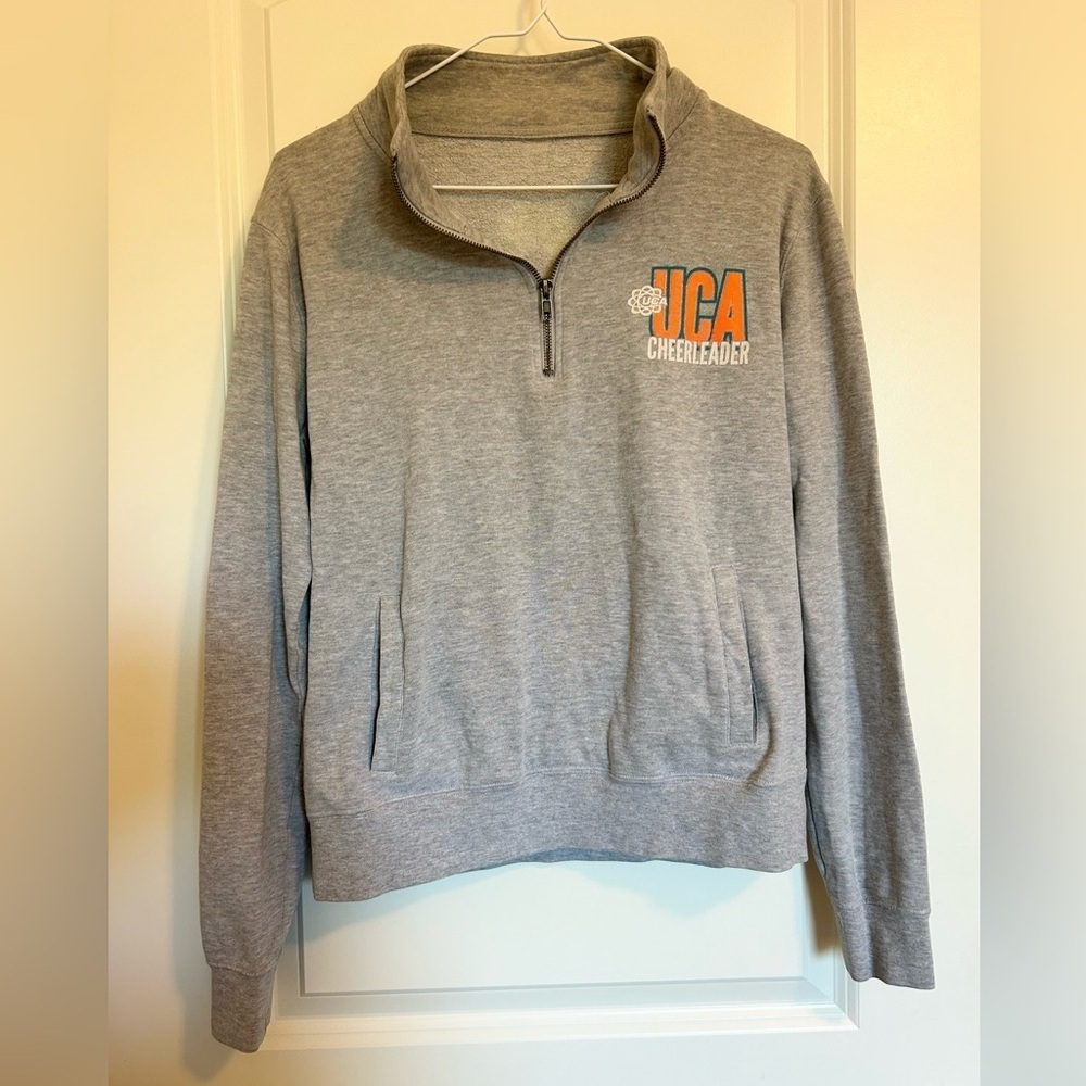 ICA Cheerleader Gray Quarter-Zip Sweatshirt